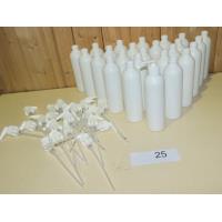 100 HDPE flessen met doseerpomp fabr. Frapak type 193 inhoud 250ml.